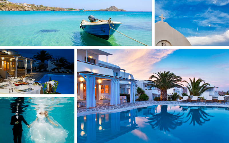 Destination Weddings in Greece -- Mykonos, Halkidiki, Phocis, | The